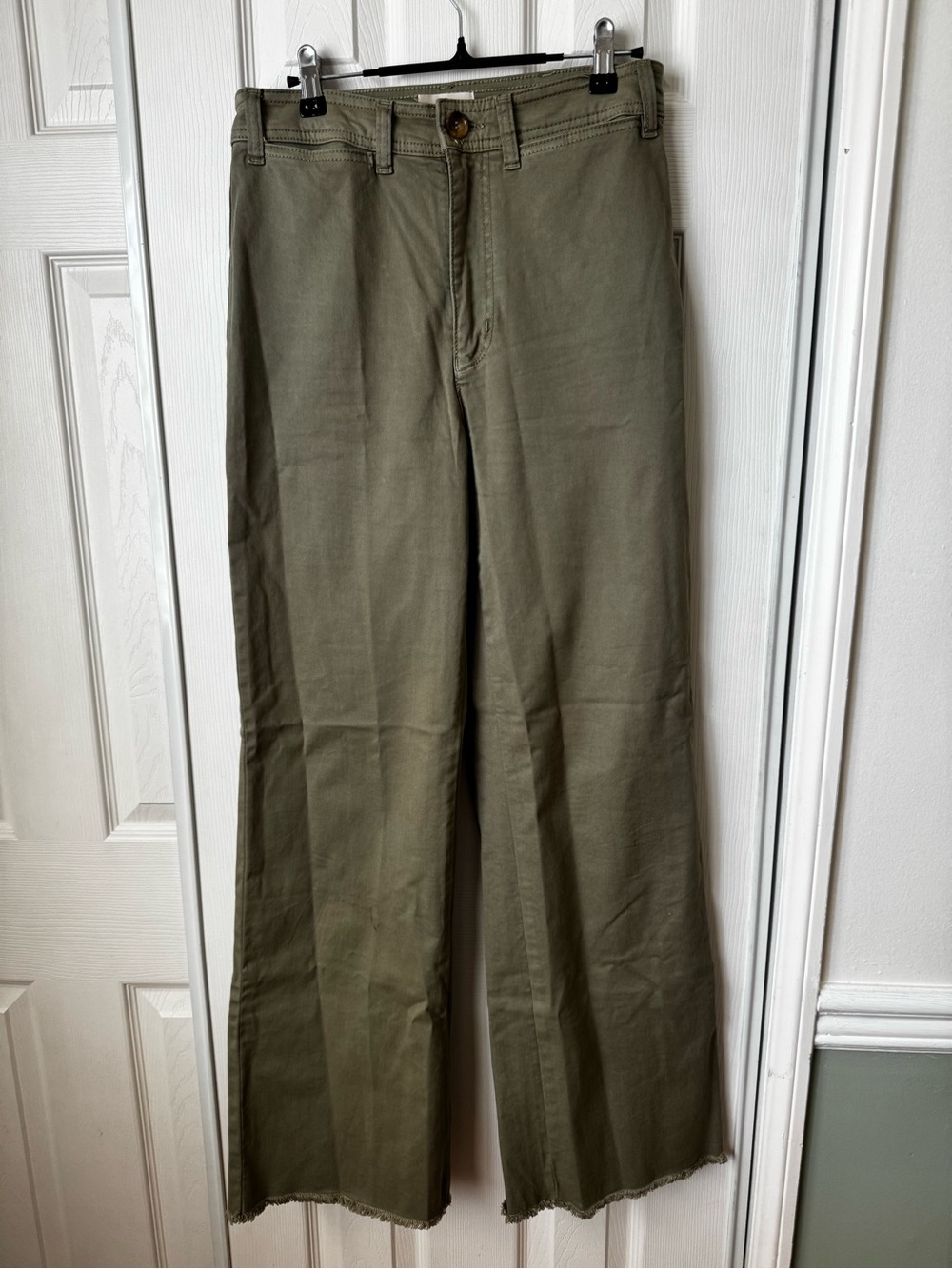 Marine Layer Olive Green Straight-Leg Chinos